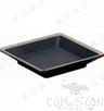4.7" Square Plate, Frosted White Dark Coffee Point, Mf, 120*120*23mm product image
