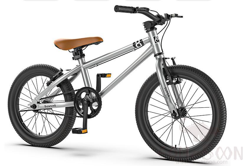 Kid's Bike, Silver, 16"