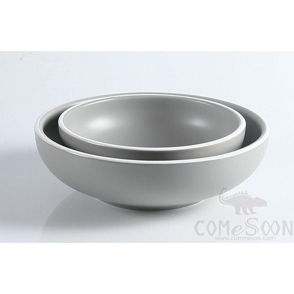 White Grey Series 10" Bowl