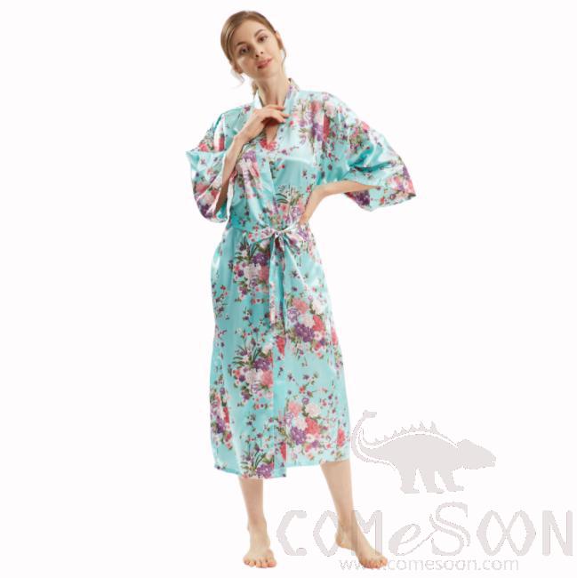 Yukata Bathrobe-Light Blue(Normal)
