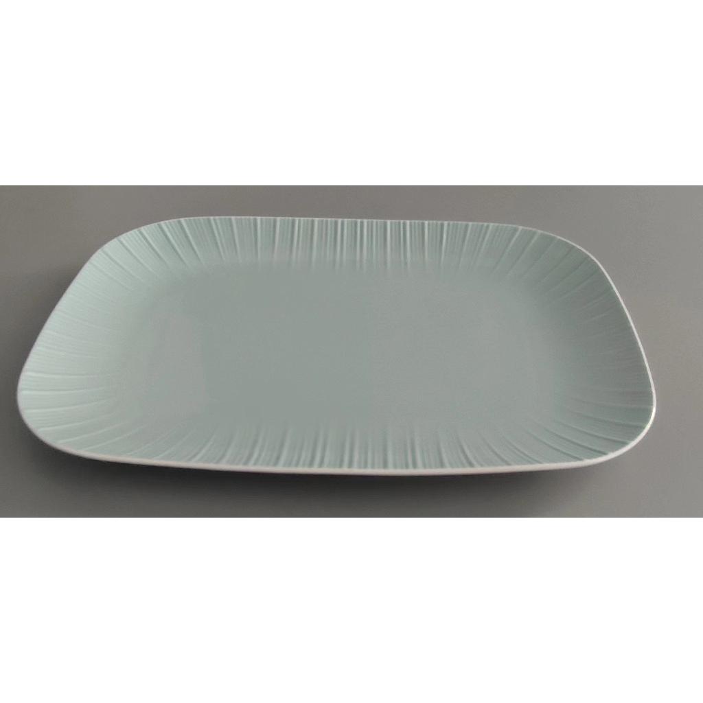 G099 Series 12" Rectangular Plate - Blue