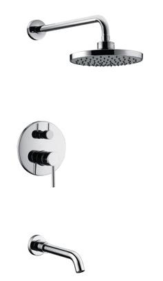 Hidden shower brass