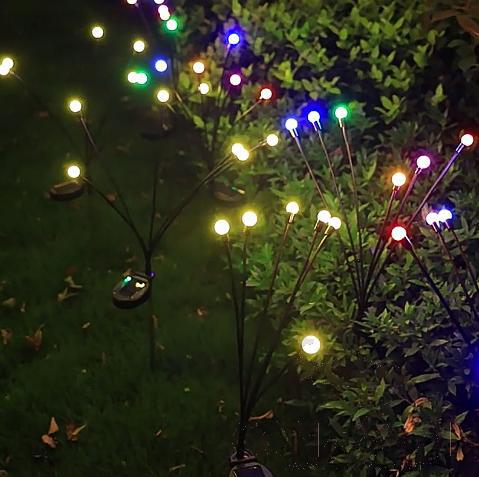 6 Head Solar Firefly
Insect Ground Light, PVC, 1.5cm*H70cm