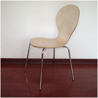 Curved Wooden Chair