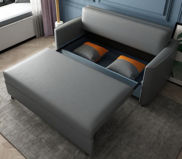 Sofa Bed-Microfiber Leather-Sofa:205*100*85cm Bed:180*188cm