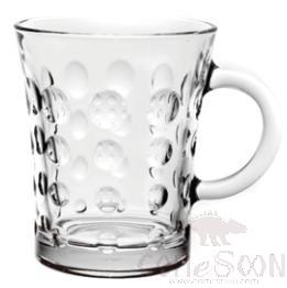 Blinkmax 275ML Polka Dot Glass W/handle