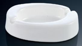 Yy Series- Ashtray Oval White Ceramics Ashtray