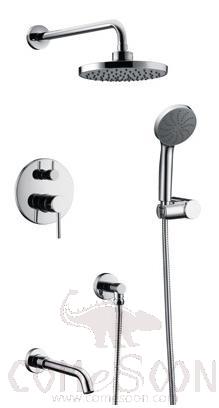Three-Function Set Shower Set-Brass