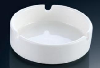 Yy Series- Ashtray 4" White Ceramics Ashtray Round