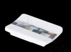 I1-Ink Black Shell Soap Tray B, Resin+ Shell, 102*70* 22 mm product image