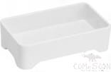 7.5" Rectangular Plate, White, Mf, 190*110*54mm product image
