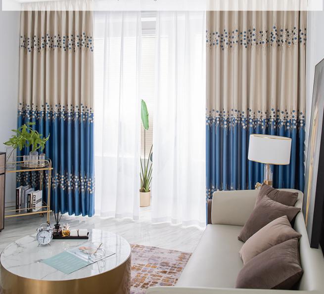 Thickened Jacquard Curtain Fabric product image