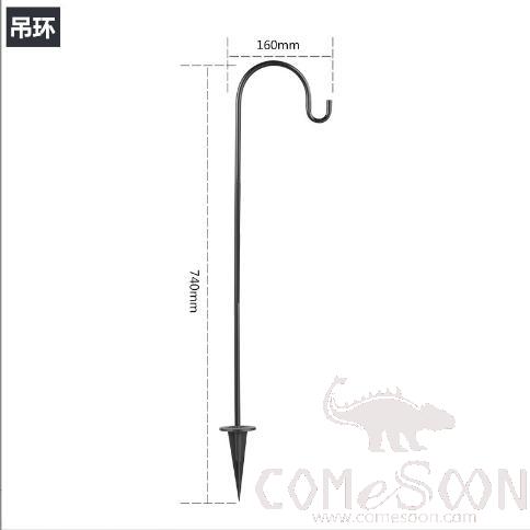 Hanging Ring Accessories, ABS, 16*74cm