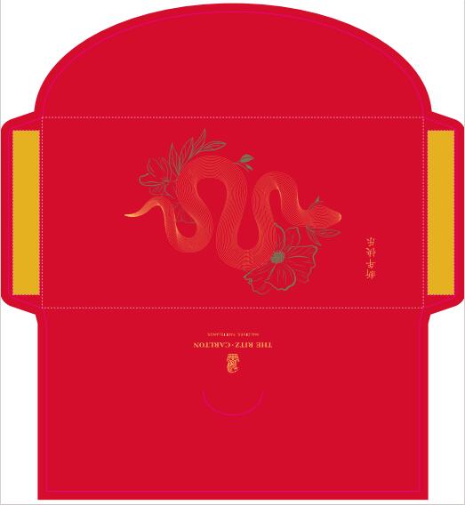 Red Packet, 250G Tactile Paper, L9*W17cm