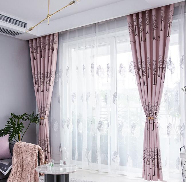 Yarn-Dyed Velvet Jacquard Curtain Fabric