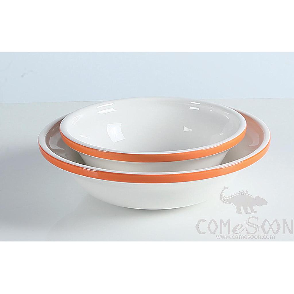 Orange Sleeve Series 8.75" Standing Neck Soup Bowl