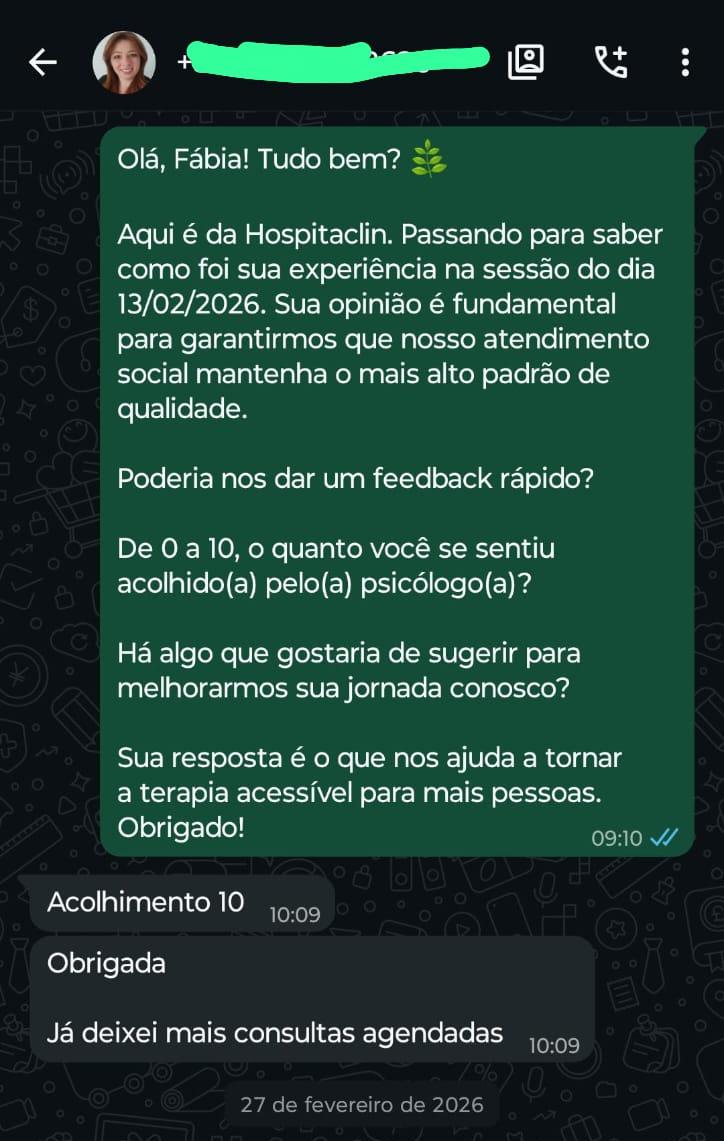 Depoimento de Paciente
