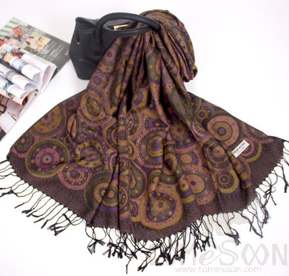 Shawls-70*190cm, 30% Rayon+ 70% Polyester