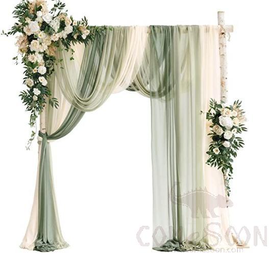 Wedding Arch Floral Set of 5, Emerald