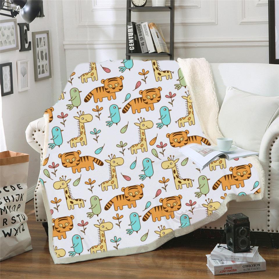 Cartoon Blanket, Crystal Velvet, 150*130cm