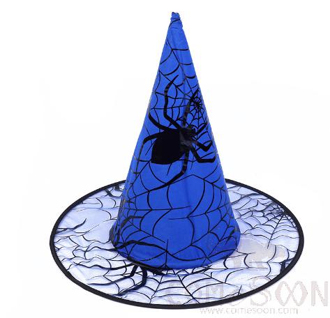 Halloween Children Adult Costume Party Hat, Equal Size, Blue