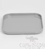 10" Square Plate, Light Grey, Mf, 254*254*24mm