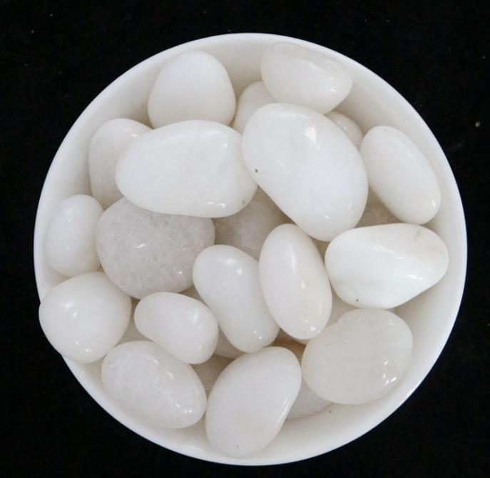High Gloss White Pebble, Diameter 10-20mm