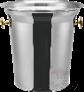 Stainless Steel Reverse Rim Champagne Bucket, 304 Ss, Φ230×h220mm