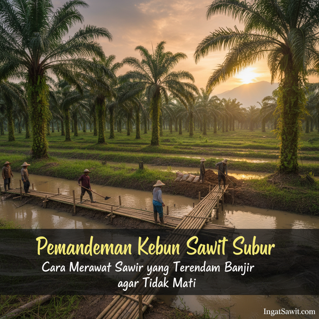 Cara Merawat Sawit yang Terendam Banjir agar Tidak Mati
