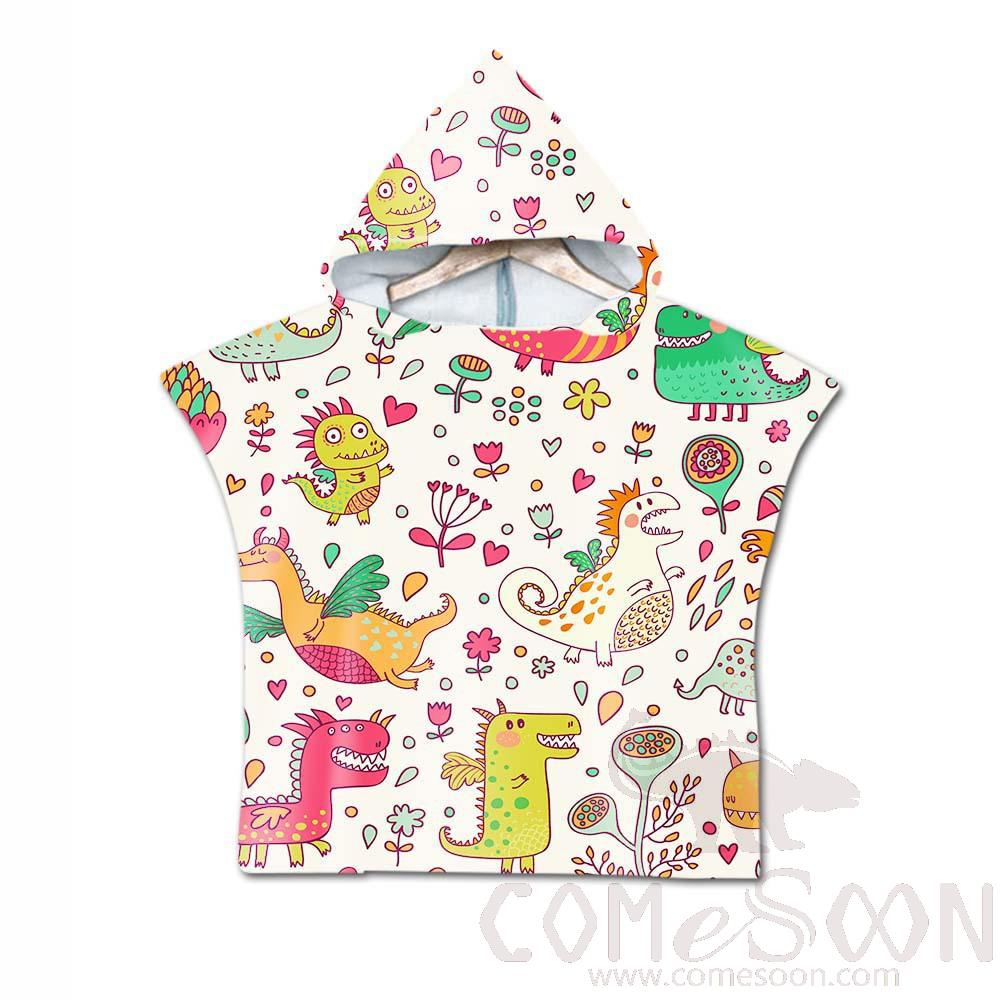 Kid's Cape Beach Towel, Microfiber, 60*80cm