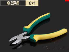 Diagonal Pliers 6", High Carbon Steel+ PP & Tpr Handle