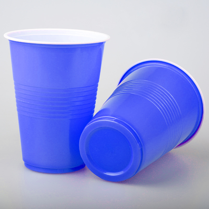 Disposable Plastic Glass, PP, 16oz, Blue