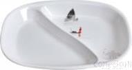 10″ Double Grid Plate, White, Mf, 254*195.8*31.5mm