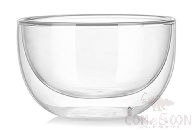 Double Glass Bowl, 500ML, D12.5*H7cm product image