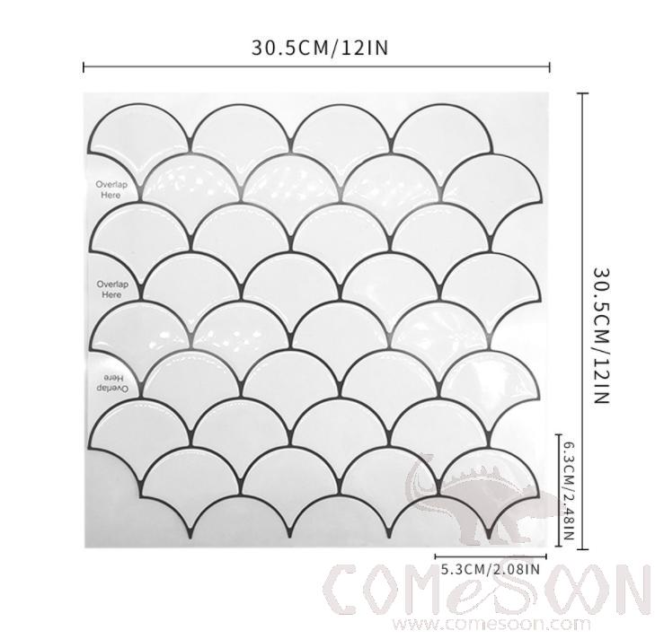 3d Epoxy Wall Sticker-30.5*30.5 cm