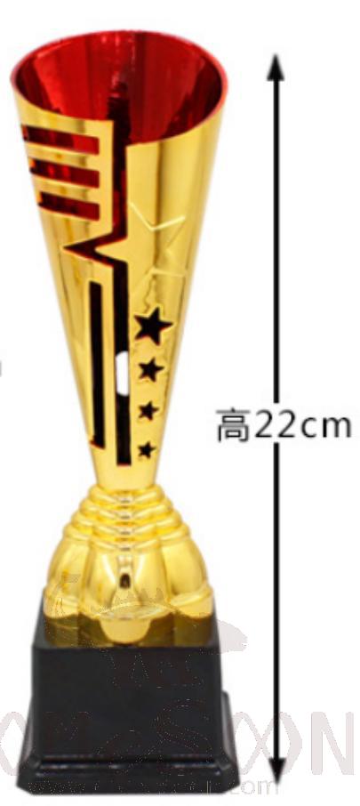 Small Plastic Trophies,
H22cm, 107G
