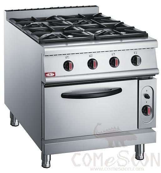 Lpg 4-Head Casserole Oven with Gas Oven, 800*900*850+ 70mm