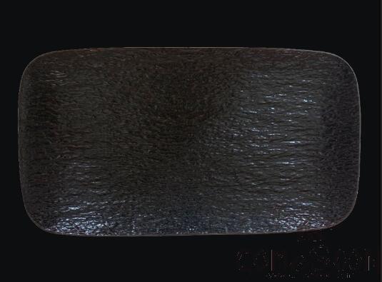 G095 Series 9.25" Rectangular Plate, Thickened - Matt Black