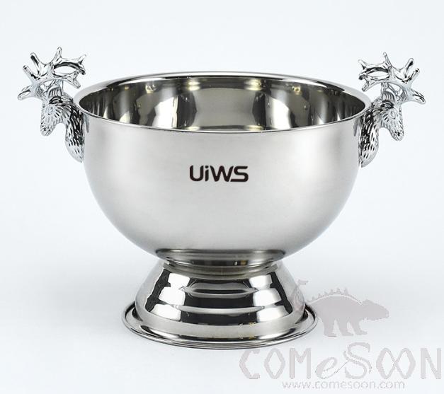 SUS 304 Deer Horn Ice Bucket 2.0L Ss Original Colour product image