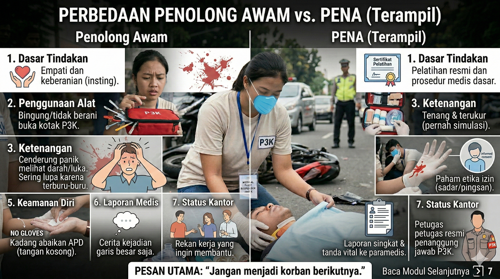 Perbandingan Penolong