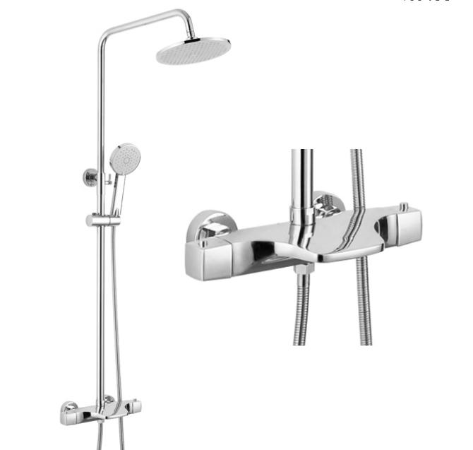 Thermostatic shower-brass