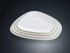 Irregular Shape White Tableware Yyyp Series- Plate 8.25"