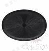 15.9″ Oval Sun Stripe Plate (Glossy, Frosted Bottom) (Moq 50 Pieces), White, Mf, 402.6*273.6*37mm