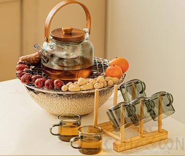 Glass Teapot Tea Brewing Set