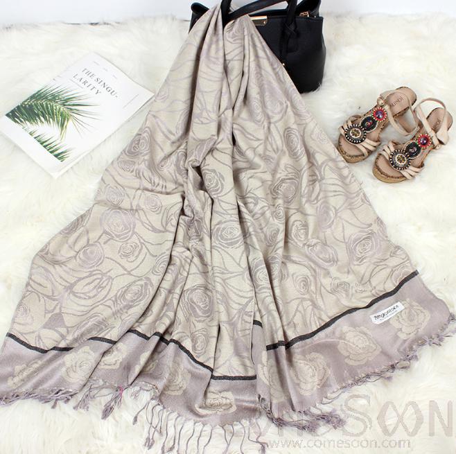 Shawls-70*190cm, 30% Rayon+ 70% Polyester