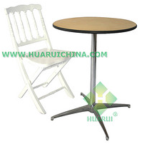 White Foldable Wood Chateau Chair