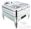 2/3 Gn Pan Square Hydraulic Premium Dining Oven with Glass Lid (with Legs), 6L, 440x480x320mm