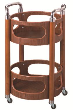 Wine Cart, Wooden, Φ400 * H770mm