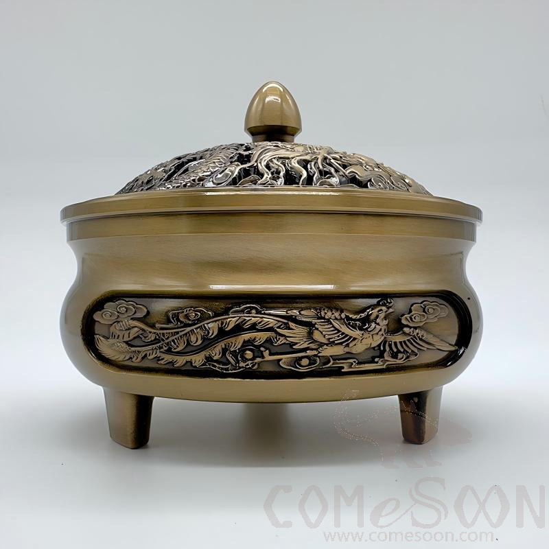 Dragon and Phoenix Tripod Stove