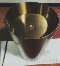 Cylindrical Washbasin, SUS 304, ∅400*850*1.5mm